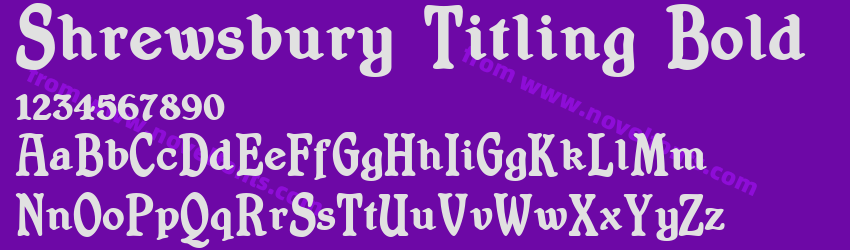 Shrewsbury Titling BoldPreview Shrewsbury Titling BoldPreview