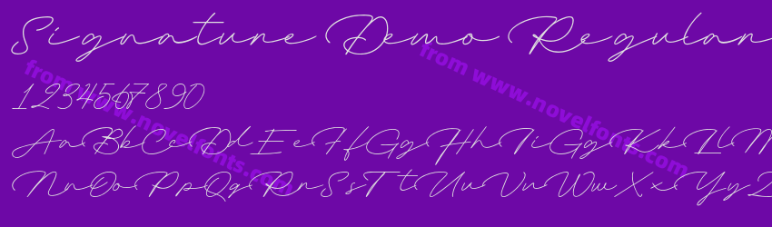 Signature Demo RegularPreview Signature Demo RegularPreview