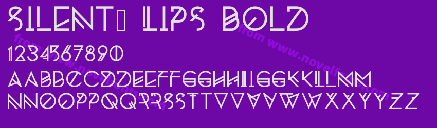 Silent_ Lips BoldPreview Silent_ Lips BoldPreview