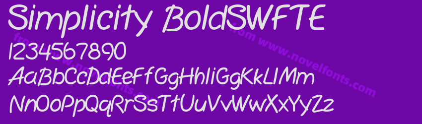 Simplicity BoldSWFTEPreview Simplicity BoldSWFTEPreview