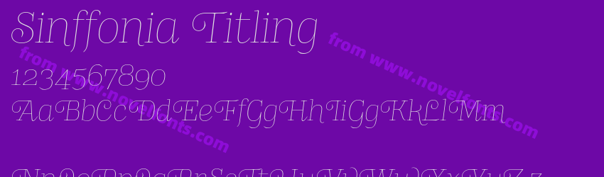 Sinffonia TitlingPreview Sinffonia TitlingPreview