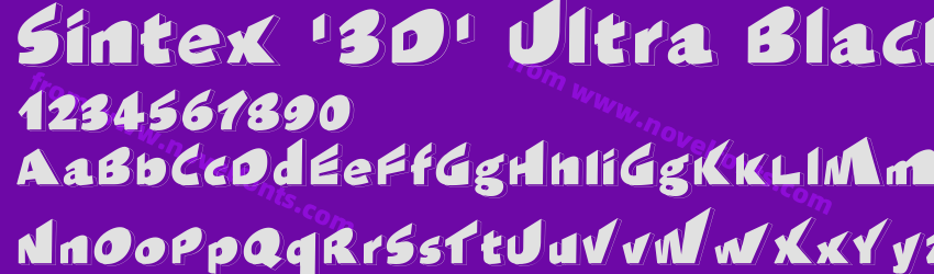 Sintex '3D' Ultra BlackPreview Sintex '3D' Ultra BlackPreview