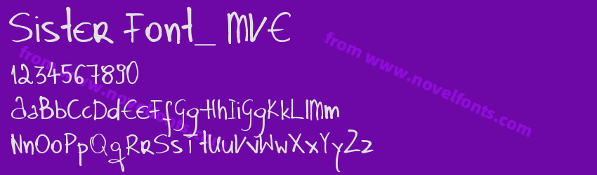 Sister Font_ MVEPreview Sister Font_ MVEPreview