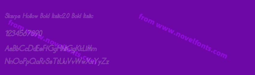 Skarpa Hollow Bold Italic2.0 Bold ItalicPreview Skarpa Hollow Bold Italic2.0 Bold ItalicPreview