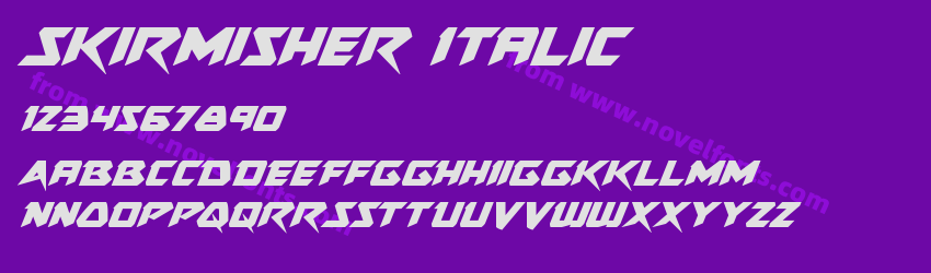 Skirmisher ItalicPreview Skirmisher ItalicPreview