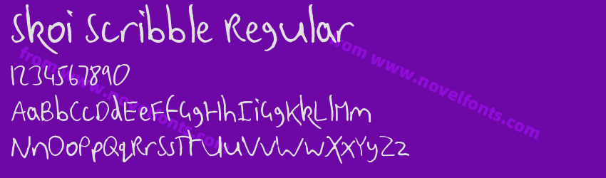 Skoi Scribble RegularPreview Skoi Scribble RegularPreview