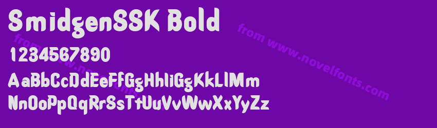 SmidgenSSK BoldPreview SmidgenSSK BoldPreview