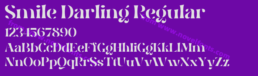 Smile Darling RegularPreview Smile Darling RegularPreview