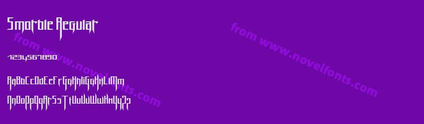 Smorble RegularPreview Smorble RegularPreview