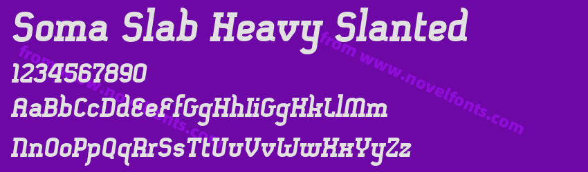 Soma Slab Heavy SlantedPreview Soma Slab Heavy SlantedPreview