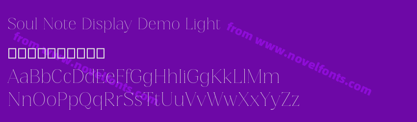 Soul Note Display Demo LightPreview Soul Note Display Demo LightPreview