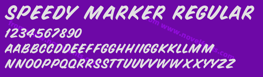 Speedy Marker RegularPreview Speedy Marker RegularPreview