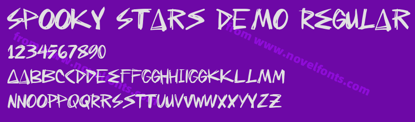 Spooky Stars DEMO RegularPreview Spooky Stars DEMO RegularPreview