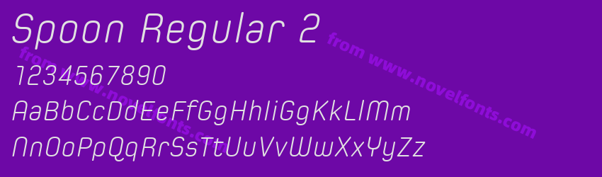 Spoon Regular 2Preview Spoon Regular 2Preview