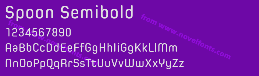 Spoon SemiboldPreview Spoon SemiboldPreview