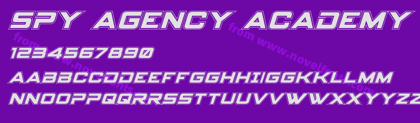 Spy Agency Academy ItalicPreview
