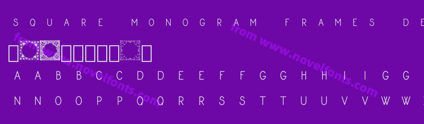 Square Monogram Frames DemoPreview Square Monogram Frames DemoPreview