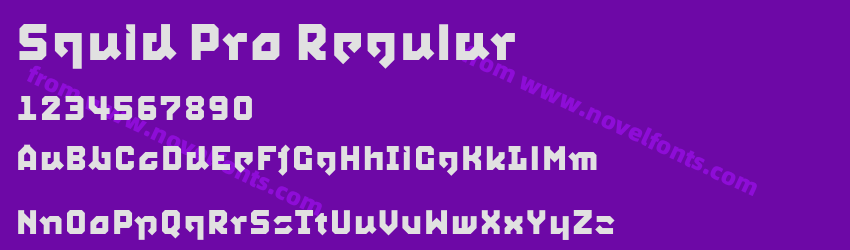 Squid Pro RegularPreview Squid Pro RegularPreview