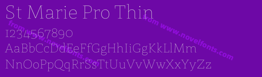 St Marie Pro ThinPreview St Marie Pro ThinPreview