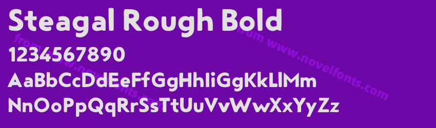 Steagal Rough BoldPreview Steagal Rough BoldPreview