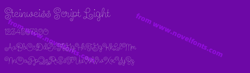 Steinweiss Script LightPreview Steinweiss Script LightPreview