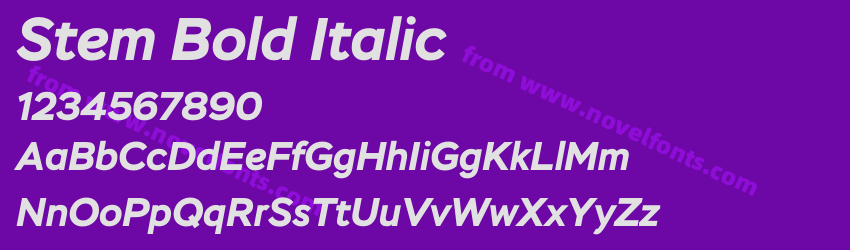 Stem Bold ItalicPreview Stem Bold ItalicPreview