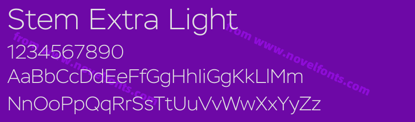 Stem Extra LightPreview Stem Extra LightPreview