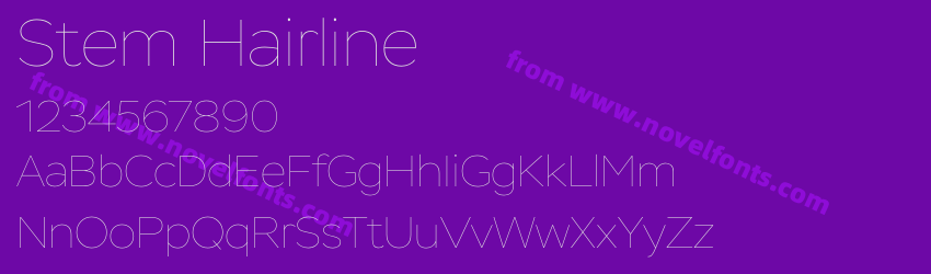 Stem HairlinePreview Stem HairlinePreview