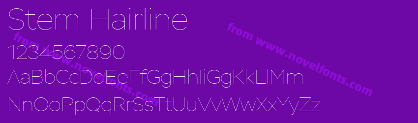Stem HairlinePreview Stem HairlinePreview