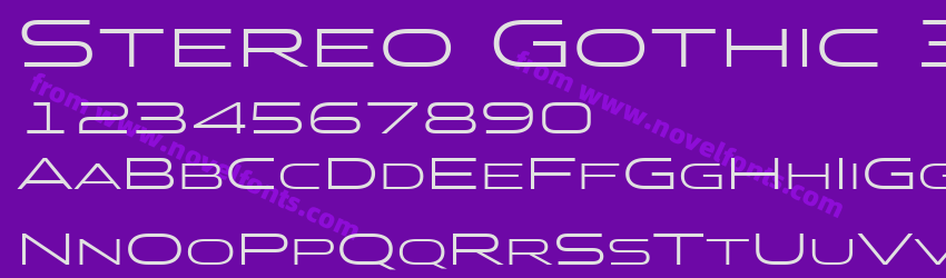 Stereo Gothic 350Preview Stereo Gothic 350Preview
