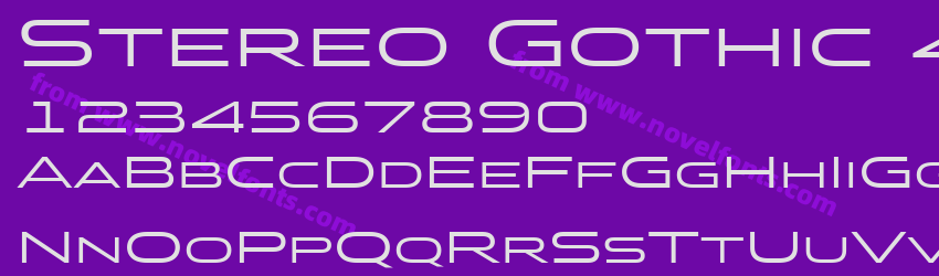 Stereo Gothic 450Preview Stereo Gothic 450Preview