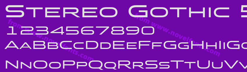 Stereo Gothic 550Preview Stereo Gothic 550Preview