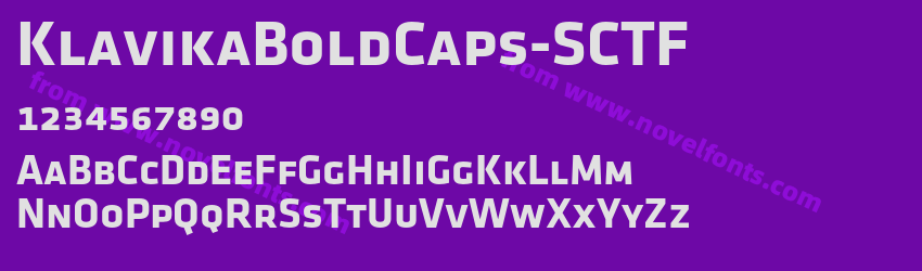 KlavikaBoldCaps-SCTFPreview