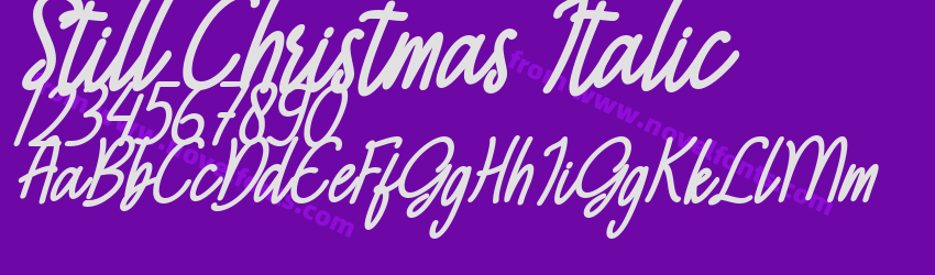Still Christmas ItalicPreview Still Christmas ItalicPreview