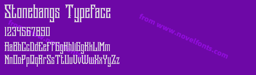 Stonebangs TypefacePreview Stonebangs TypefacePreview