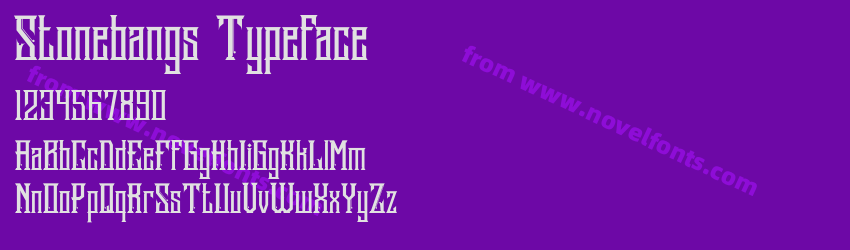 Stonebangs TypefacePreview Stonebangs TypefacePreview