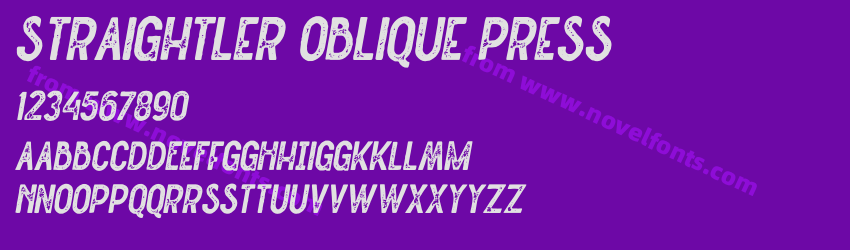 Straightler Oblique PressPreview Straightler Oblique PressPreview