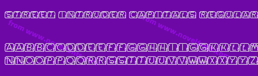 Street Intruder Capitals RegularPreview Street Intruder Capitals RegularPreview