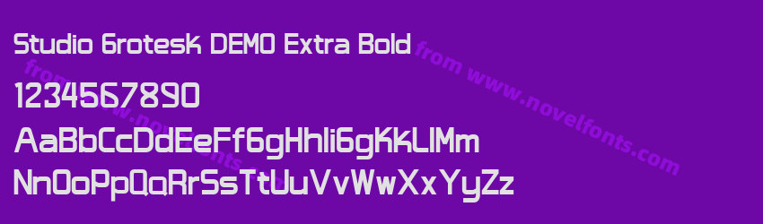 Studio Grotesk DEMO Extra BoldPreview Studio Grotesk DEMO Extra BoldPreview