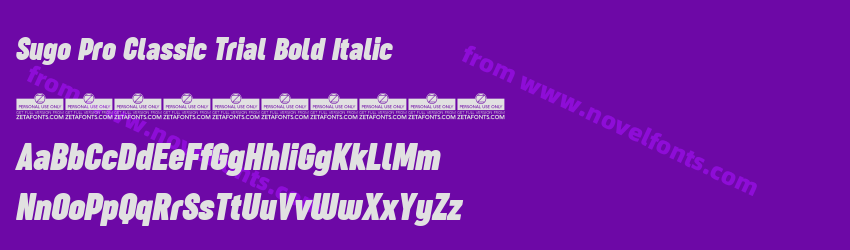 Sugo Pro Classic Trial Bold ItalicPreview Sugo Pro Classic Trial Bold ItalicPreview