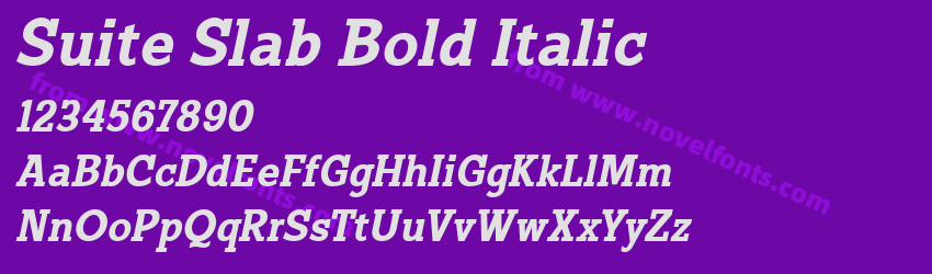 Suite Slab Bold ItalicPreview Suite Slab Bold ItalicPreview