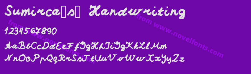 Sumirca_s_ HandwritingPreview Sumirca_s_ HandwritingPreview