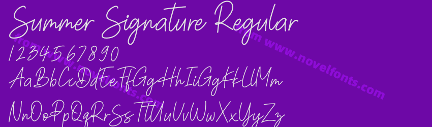 Summer Signature RegularPreview Summer Signature RegularPreview
