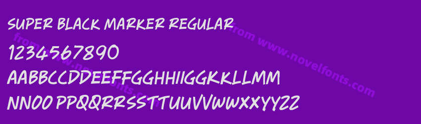 Super Black Marker RegularPreview Super Black Marker RegularPreview