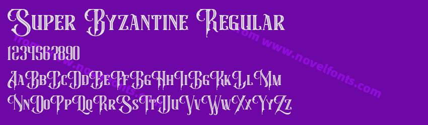 Super Byzantine RegularPreview Super Byzantine RegularPreview