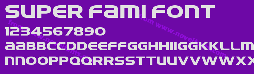 Super Fami FontPreview Super Fami FontPreview