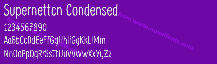 Supernettcn CondensedPreview Supernettcn CondensedPreview