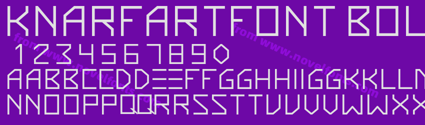 KnarfArtFont-BoldPreview