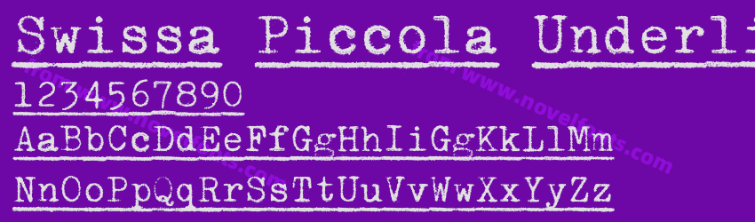 Swissa Piccola UnderlinedPreview Swissa Piccola UnderlinedPreview
