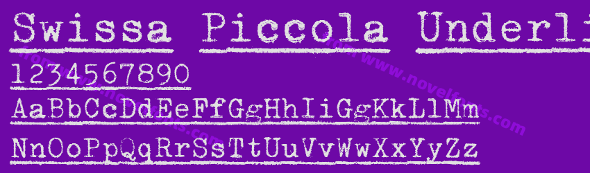 Swissa Piccola UnderlinedPreview Swissa Piccola UnderlinedPreview